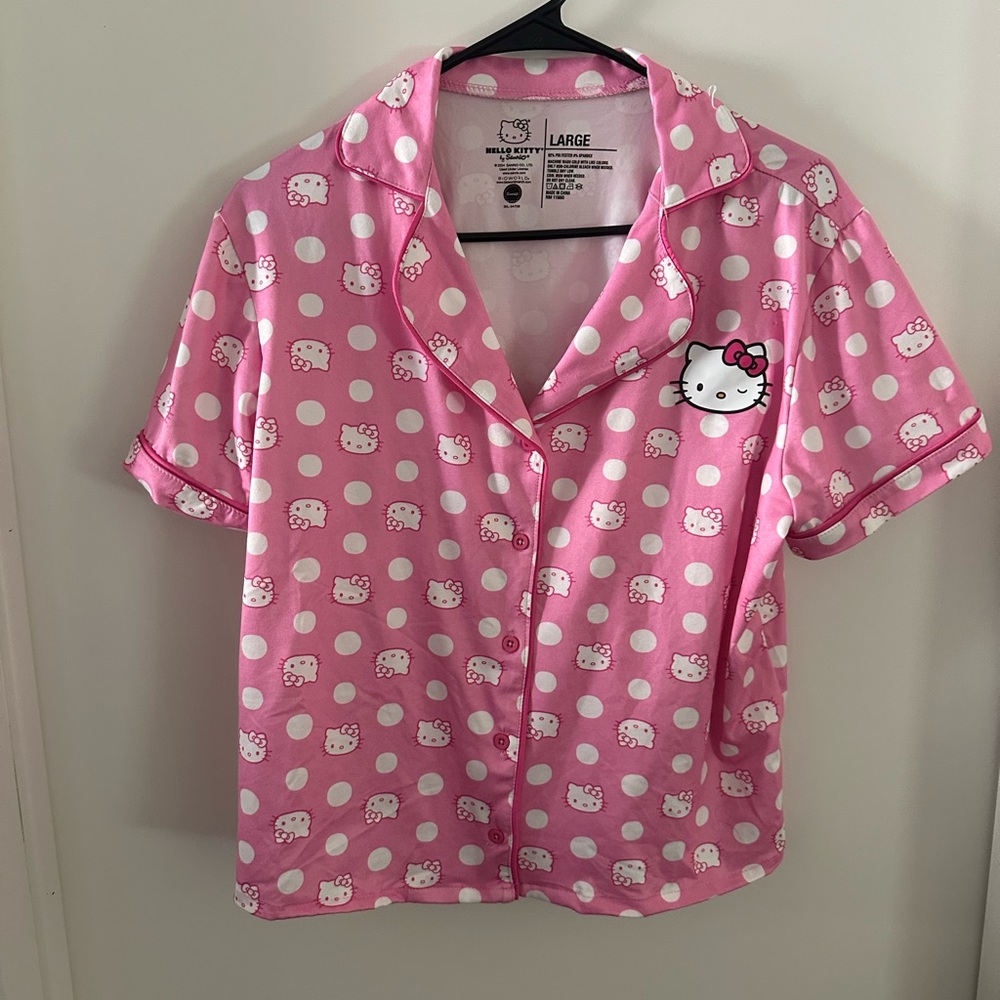 Sanrio Hello Kitty Pink Pajama Top
